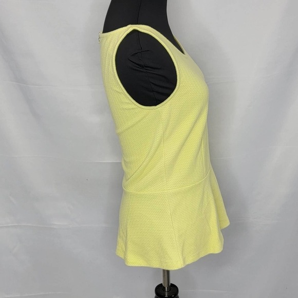 ANN Taylor Neon Yellow Tank with Flair Waist - Picture 4 of 12